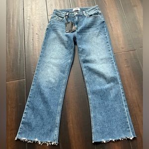NWT Paige, Leenah Ankle, allegro hem Jean, Size 25